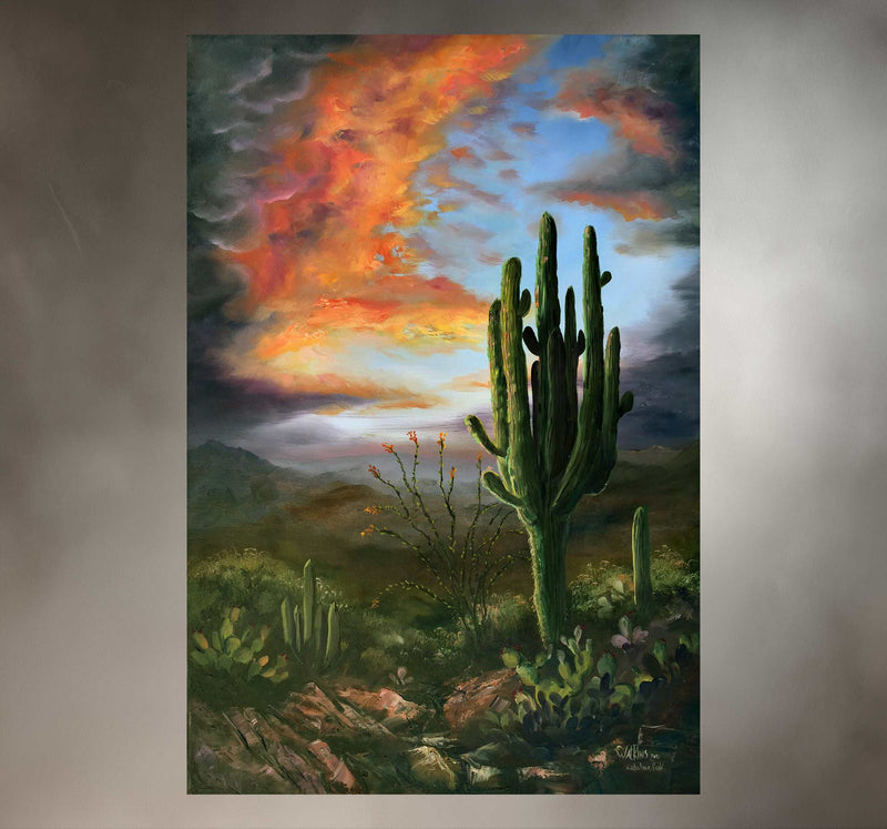 Catalina Peak - Southwest Wall Art Print – Canvas & Aluminum – Chuck Watkins