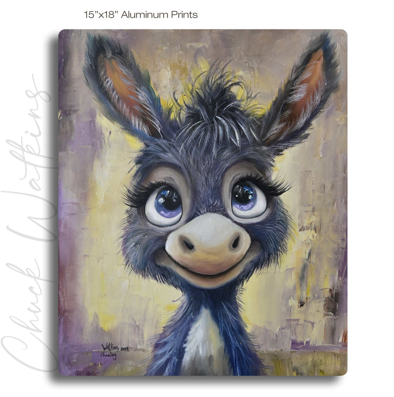 Charley the Burro Funny Wall Art Print – Canvas & Aluminum – Chuck Watkins