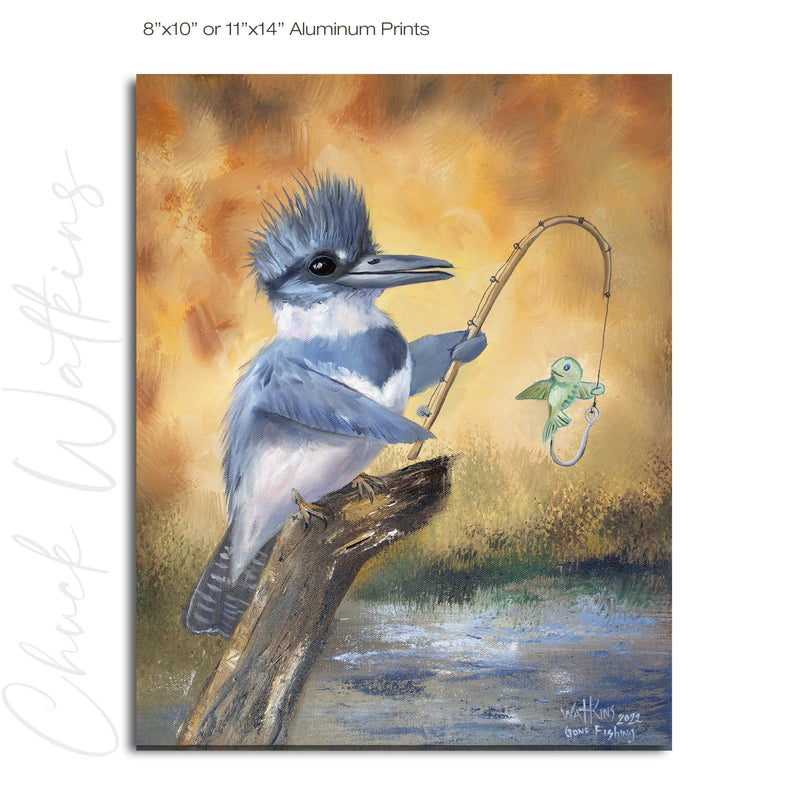 Gone Fishing – Southwest Wall Art Print – Canvas & Aluminum – Chuck Watkins by Chuck Watkins