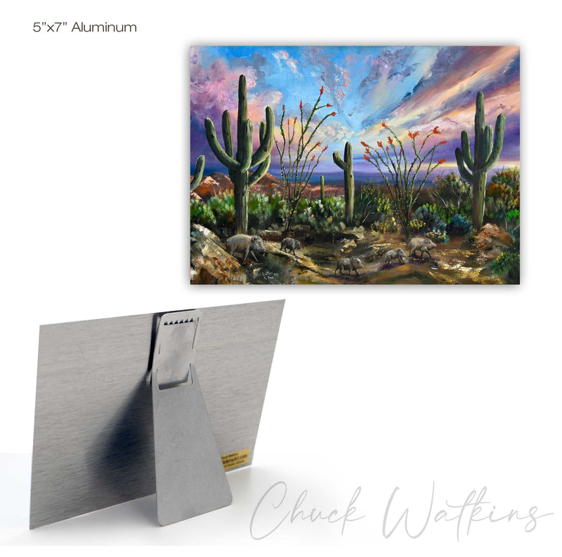 The Trek- Southwest Wall Art Print – Canvas & Aluminum – Chuck Watkins