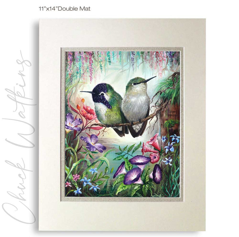 The Island - Hummingbird Wall Art Print by Chuck Watkins