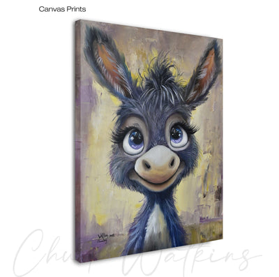 Charley the Burro Funny Wall Art Print – Canvas & Aluminum – Chuck Watkins