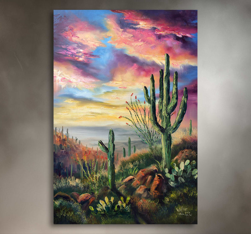 Catalina State Park - Southwest Wall Art Print – Canvas & Aluminum – Chuck Watkins