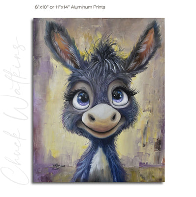 Charley the Burro Funny Wall Art Print – Canvas & Aluminum – Chuck Watkins