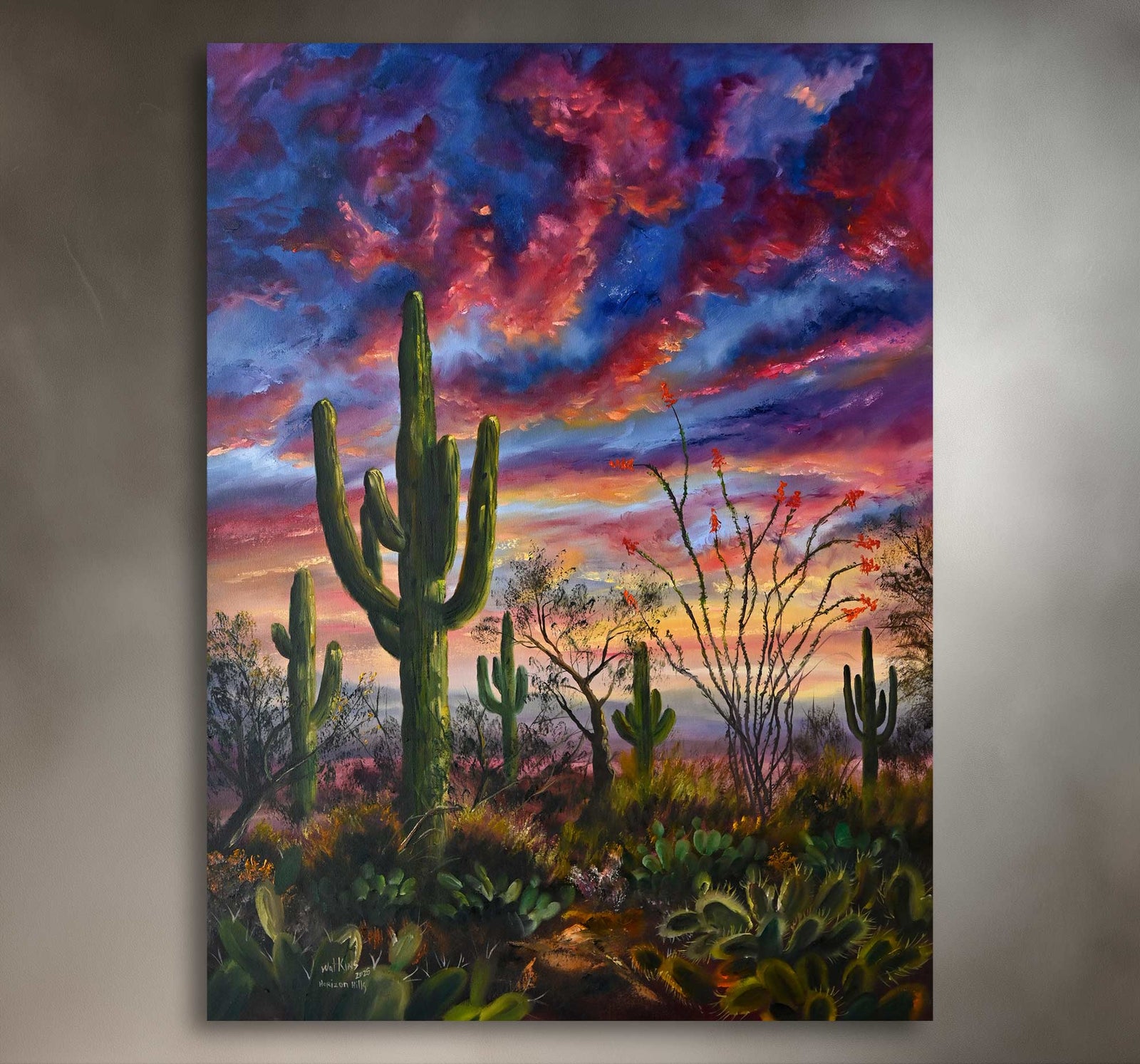 Horizon Hills - Southwest Wall Art Print – Canvas & Aluminum – Chuck Watkins