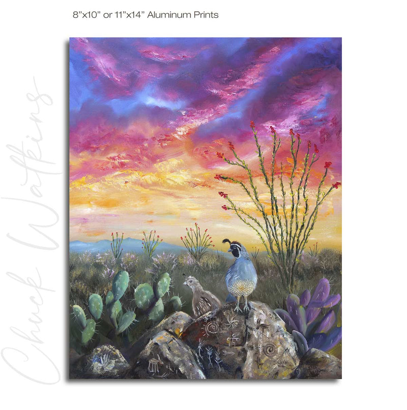 Resting Spot - Southwest Wall Art Print – Canvas & Aluminum – Chuck Watkins