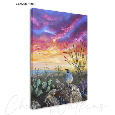 Resting Spot - Southwest Wall Art Print – Canvas & Aluminum – Chuck Watkins