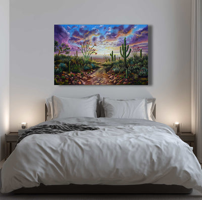 The Trail Home- Southwest Wall Art Print – Canvas & Aluminum – Chuck Watkins