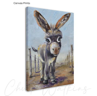 Annie Mae- Funny Bathroom Wall Art Print – Canvas & Aluminum – Chuck Watkins