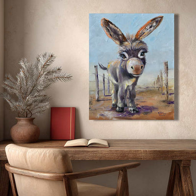 Annie Mae- Funny Bathroom Wall Art Print – Canvas & Aluminum – Chuck Watkins