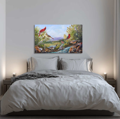 Arizona Paradise – Southwest Bird Wall Art Print – Chuck Watkins