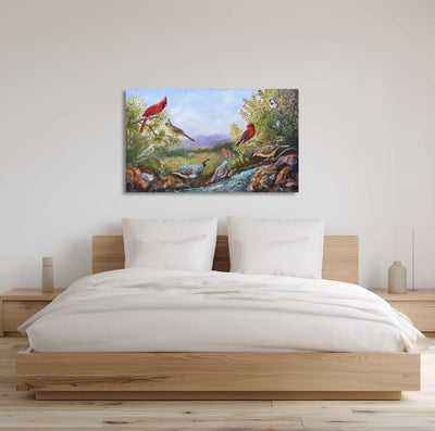 Arizona Paradise – Southwest Bird Wall Art Print – Chuck Watkins