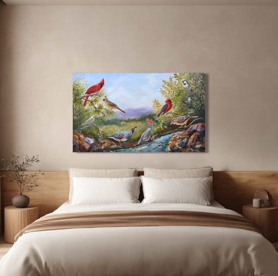 Arizona Paradise – Southwest Bird Wall Art Print – Chuck Watkins