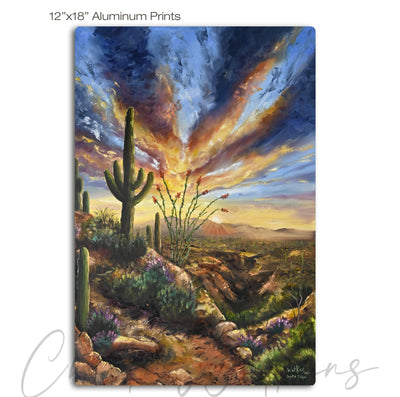Coyote Ridge - Southwest Wall Art Print – Canvas & Aluminum – Chuck Watkins