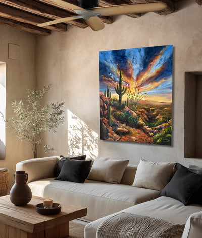 Coyote Ridge - Southwest Wall Art Print – Canvas & Aluminum – Chuck Watkins
