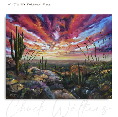 The Desert's Edge - Southwest Wall Art Print – Canvas & Aluminum – Chuck Watkins