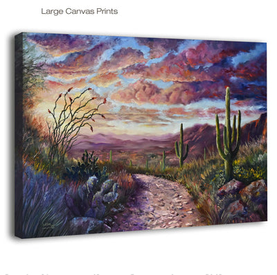Ironwood Trail - Southwest Wall Art Print – Canvas & Aluminum – Chuck Watkins