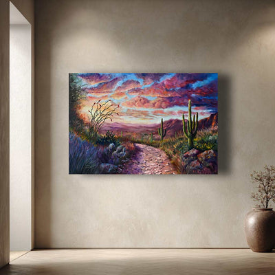 Ironwood Trail - Southwest Wall Art Print – Canvas & Aluminum – Chuck Watkins