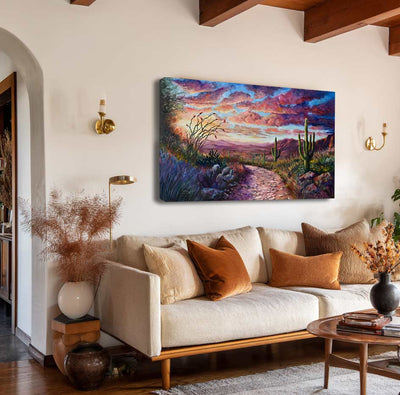 Ironwood Trail - Southwest Wall Art Print – Canvas & Aluminum – Chuck Watkins