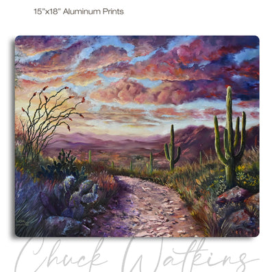 Ironwood Trail - Southwest Wall Art Print – Canvas & Aluminum – Chuck Watkins