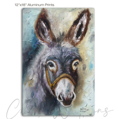 Miss Georgia, Donkey Wall Art Print by Chuck Watkins