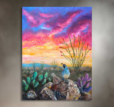 Resting Spot - Southwest Wall Art Print – Canvas & Aluminum – Chuck Watkins