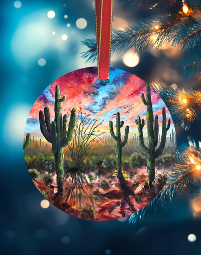 Saguaro National Park, Southwest Wall Art Print by Chuck Watkins