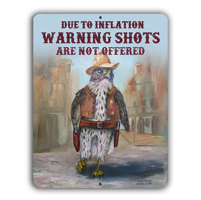Sheriff Cooper Security Sign - Aluminum – Chuck Watkins –  by Chuck Watkins
