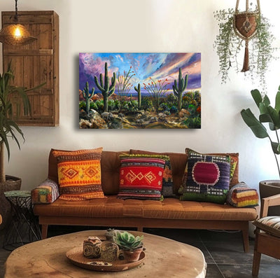The Trek- Southwest Wall Art Print – Canvas & Aluminum – Chuck Watkins