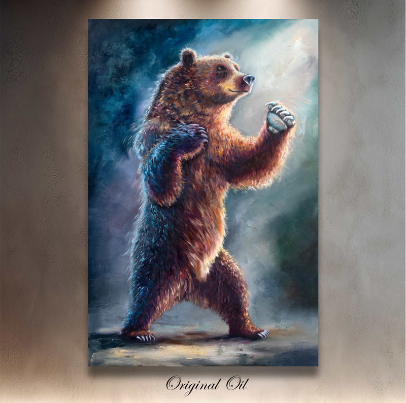The Champ - Bear Original Painting - Chuck Watkins