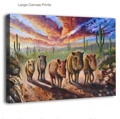 The Journey- Southwest Wall Art Print – Canvas & Aluminum – Chuck Watkins