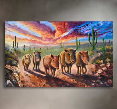 The Journey- Southwest Wall Art Print – Canvas & Aluminum – Chuck Watkins