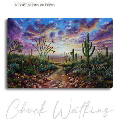 The Trail Home- Southwest Wall Art Print – Canvas & Aluminum – Chuck Watkins