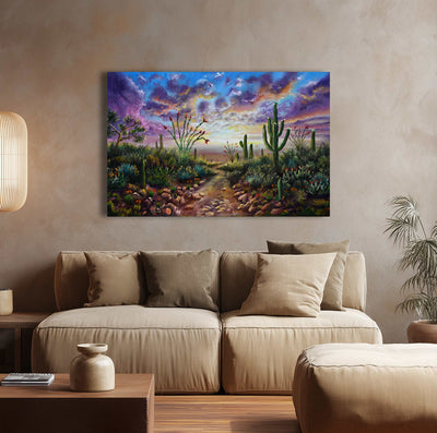 The Trail Home- Southwest Wall Art Print – Canvas & Aluminum – Chuck Watkins