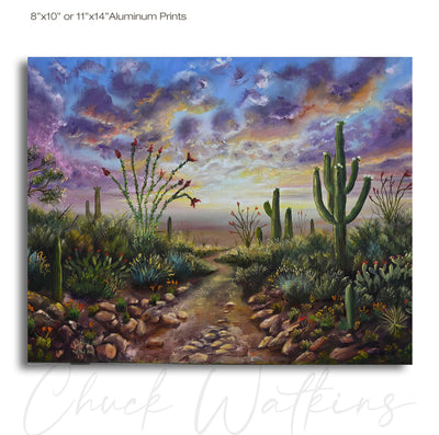The Trail Home- Southwest Wall Art Print – Canvas & Aluminum – Chuck Watkins