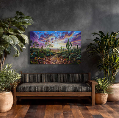 The Trail Home- Southwest Wall Art Print – Canvas & Aluminum – Chuck Watkins