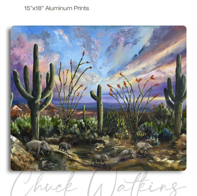 The Trek- Southwest Wall Art Print – Canvas & Aluminum – Chuck Watkins