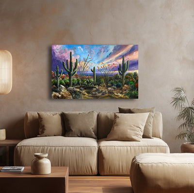 The Trek- Southwest Wall Art Print – Canvas & Aluminum – Chuck Watkins