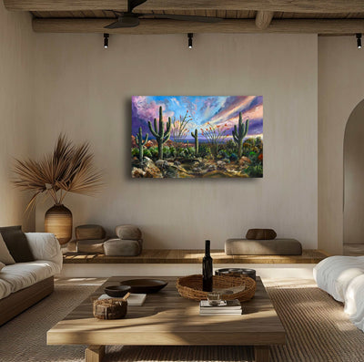 The Trek- Southwest Wall Art Print – Canvas & Aluminum – Chuck Watkins