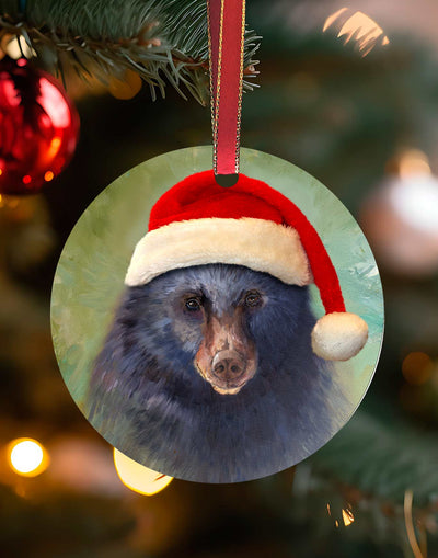 Vancouver Bear, Christmas Ornament – Aluminum – Chuck Watkins by Chuck Watkins
