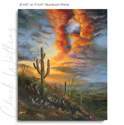 Apache Peak - Southwest Wall Art Print by Chuck Watkins