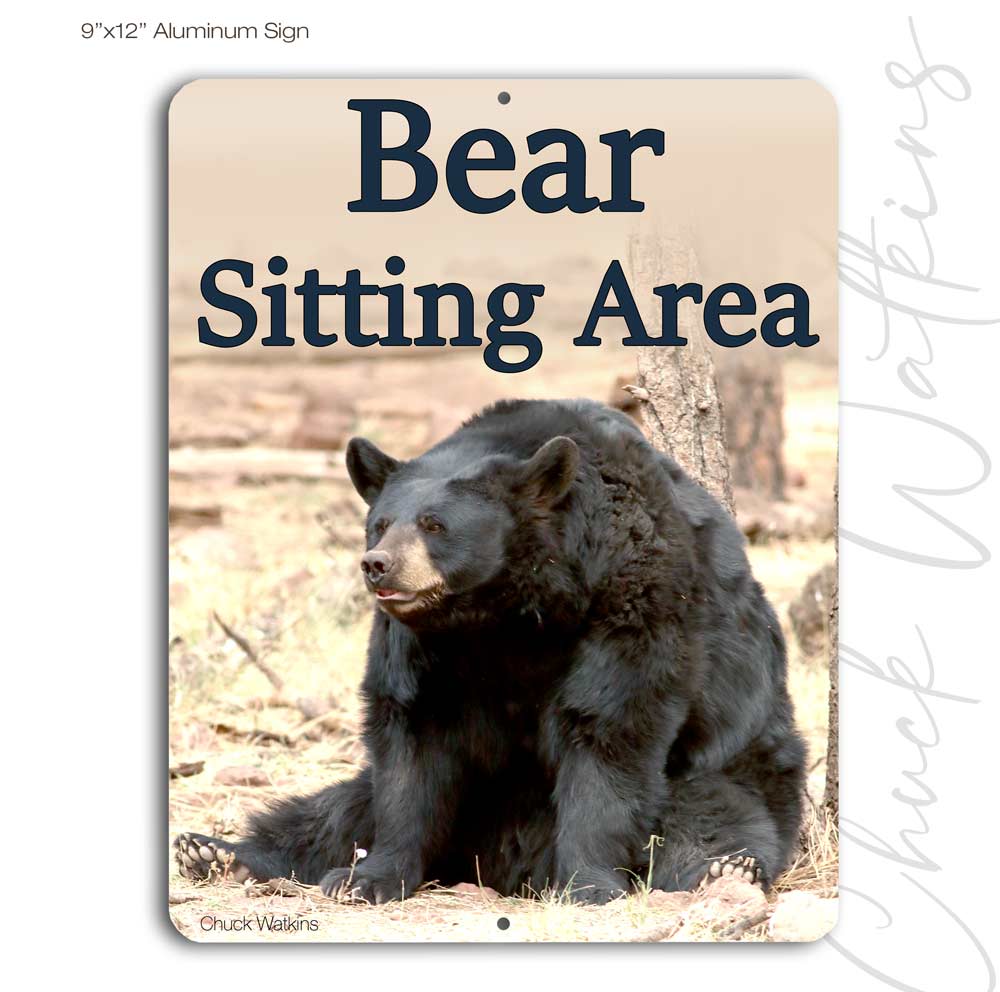 Bear Sitting Area - Aluminum – Chuck Watkins –  by Chuck Watkins