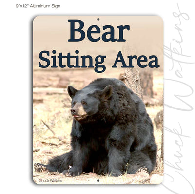 Bear Sitting Area - Aluminum – Chuck Watkins –  by Chuck Watkins