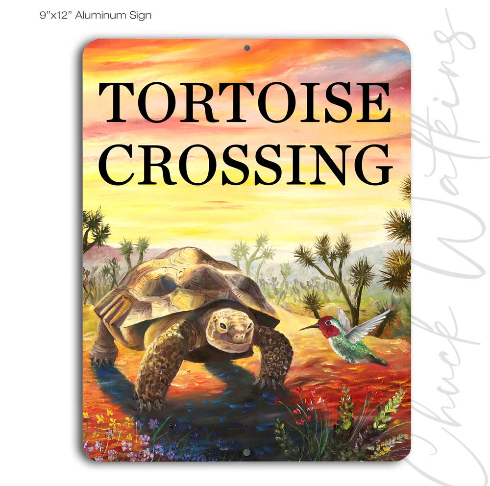 Tortoise Crossing Sign - Aluminum – Chuck Watkins – by Chuck Watkins